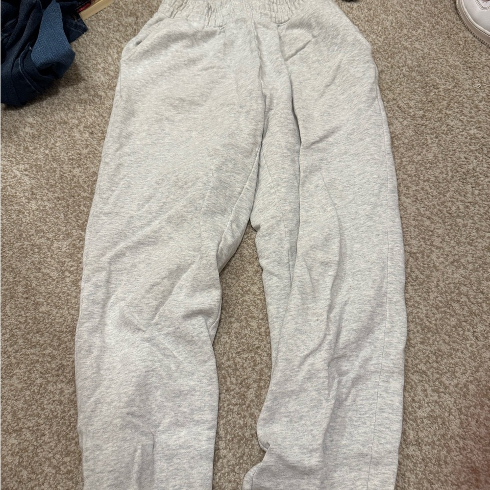 American Eagle Outfitters Light Gray Kids Joggers